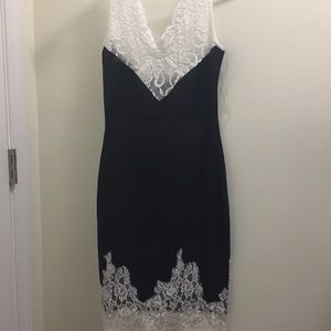 cute black and white dress